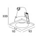 ART-SQ-65100 Светильник встраиваемый Downlight   -  Встраиваемые светильники 
